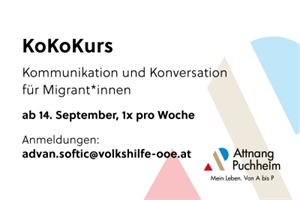 Der Kommunikations- und Konversationskurs für Migranten und Migrantinnen findet ab 14. September einmal wöchentlich in Attnang-Puchheim statt