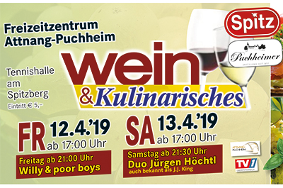 Foto für "Wein & Kulinarisches" - 18. Fachmesse im Freizeitzentrum Attnang-Puchheim